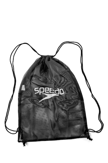 Speedo Adults Black Mesh Kit Bag