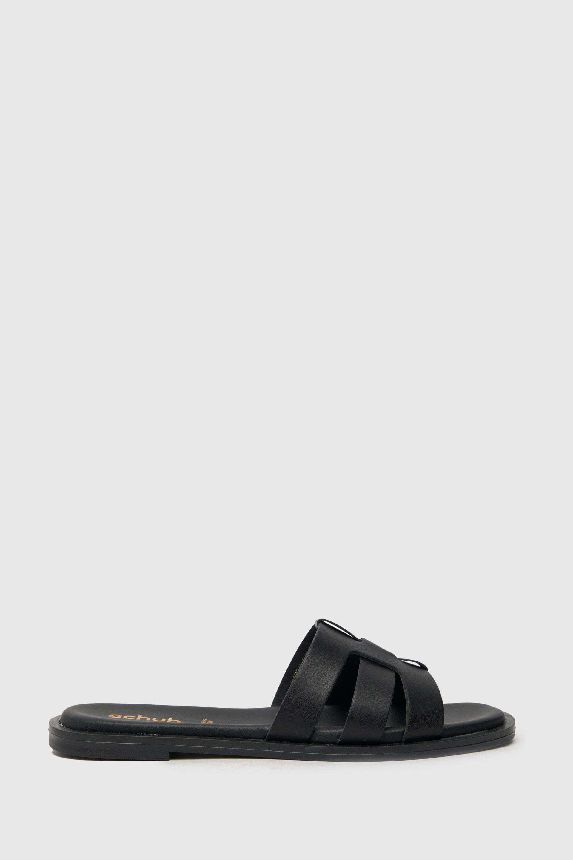 Schuh Tierney Leather Sliders - Image 1 of 4