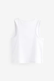White Boxy Rib Vest (3-16yrs) - Image 6 of 7