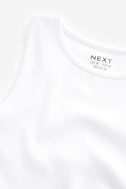 White Boxy Rib Vest (3-16yrs) - Image 7 of 7