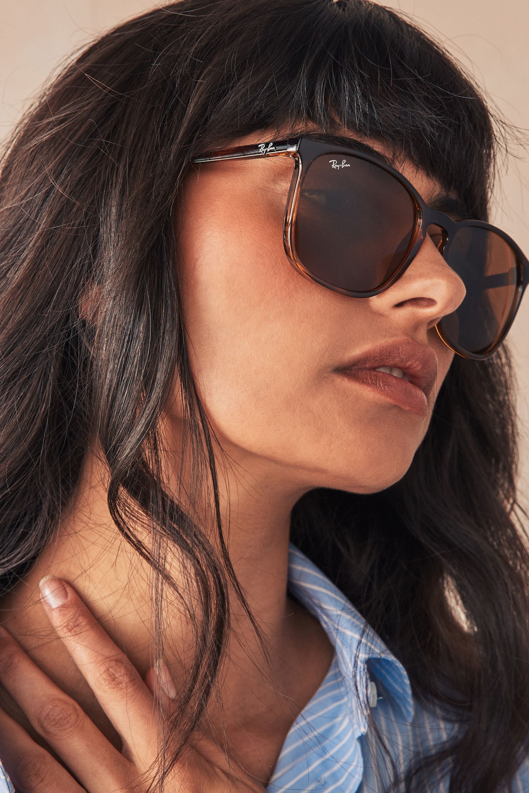 Women's square ray bans top