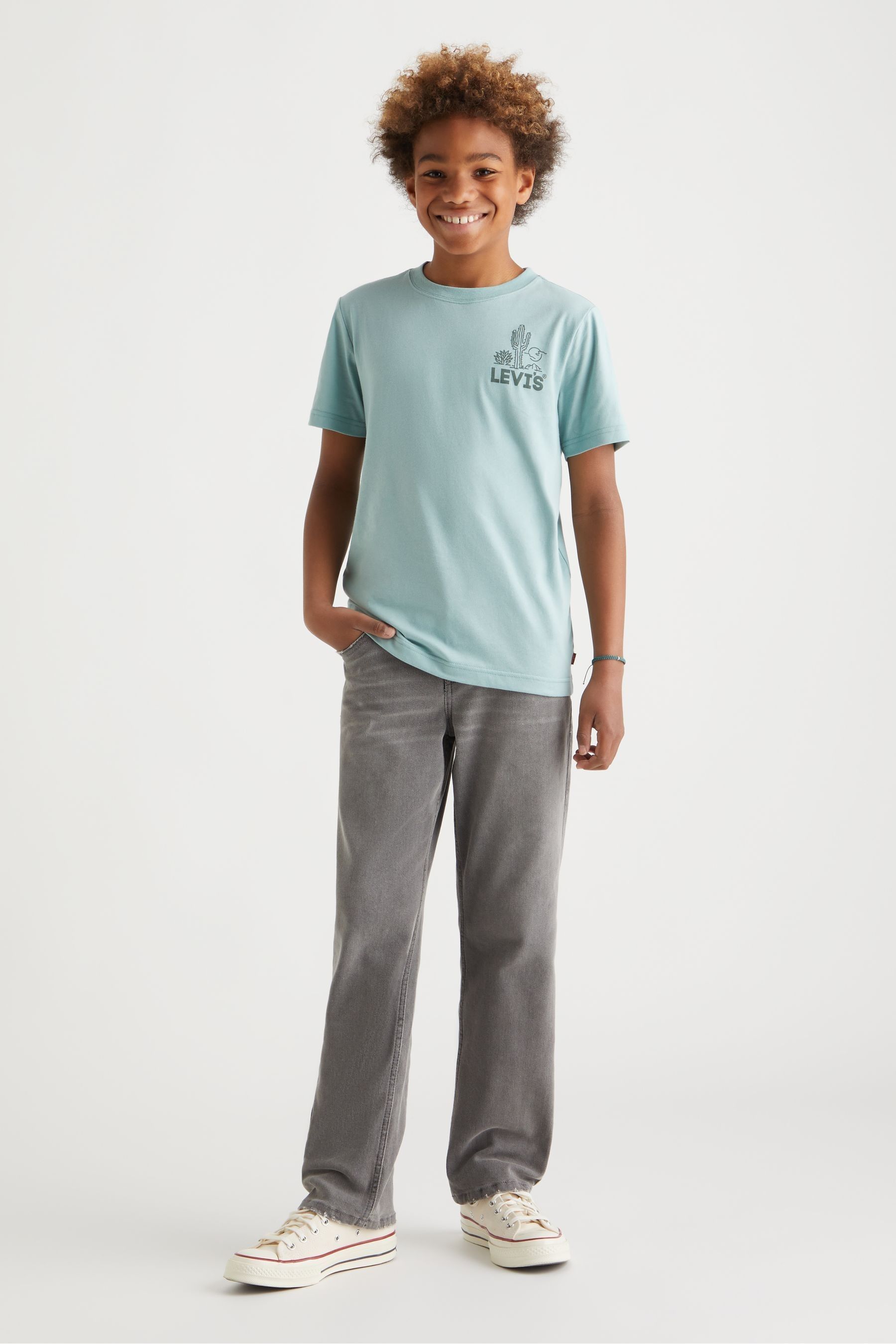Buy Levi s Green Cactus Club Desert Back Print T Shirt from the Next UK online shop