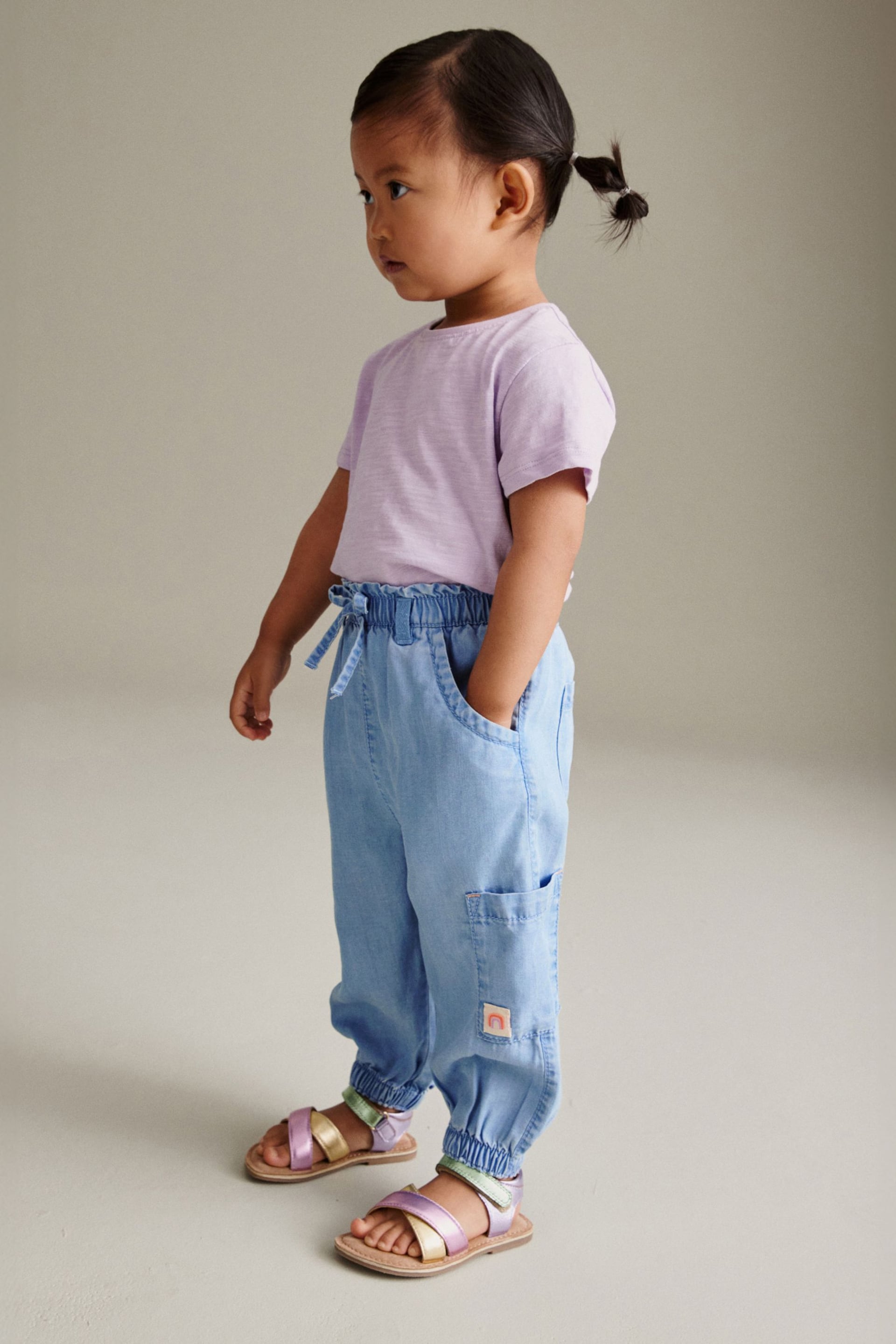 Denim Cargo Trousers (3mths-7yrs) - Image 1 of 7