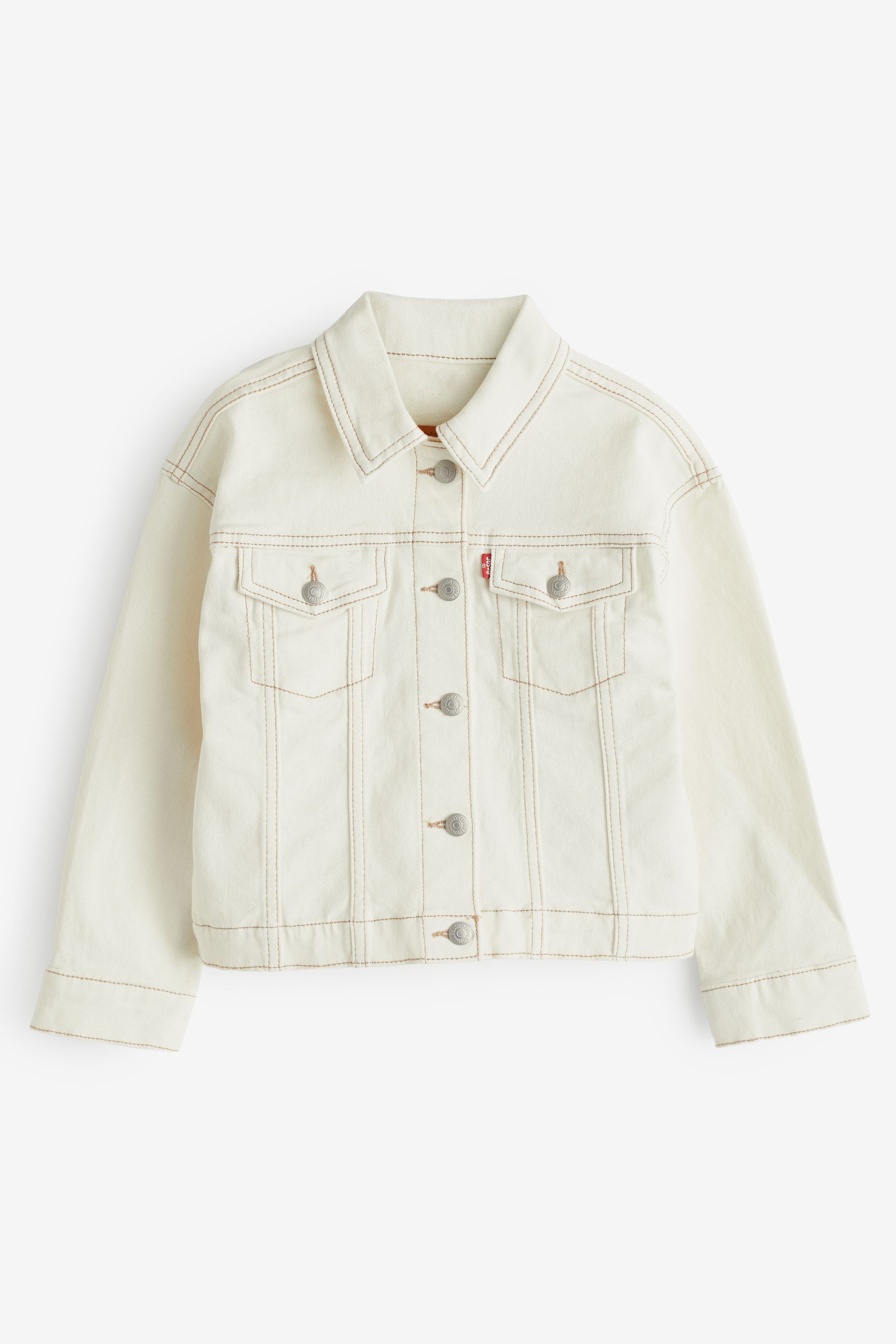 Levi's cropped denim deals trucker jacket