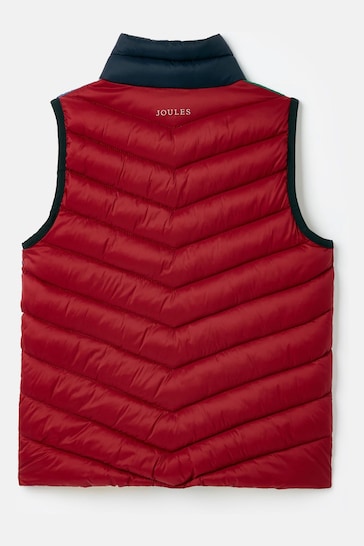 Joules Crofton Navy Hotchpotch Showerproof Quilted Gilet
