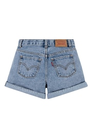 Levi's® Blue Light Mom Denim Shorts With Roll Cuff - Image 5 of 8