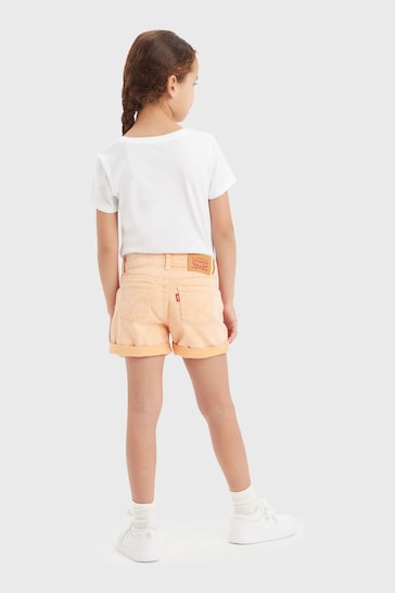 Levi's® Orange Mom Denim Shorts With Roll Cuff