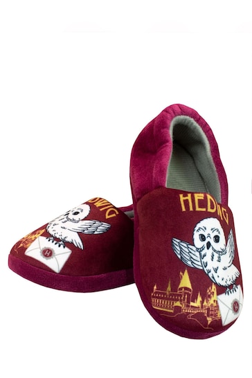 Character Red Harry Potter Fleece Printed Slippers