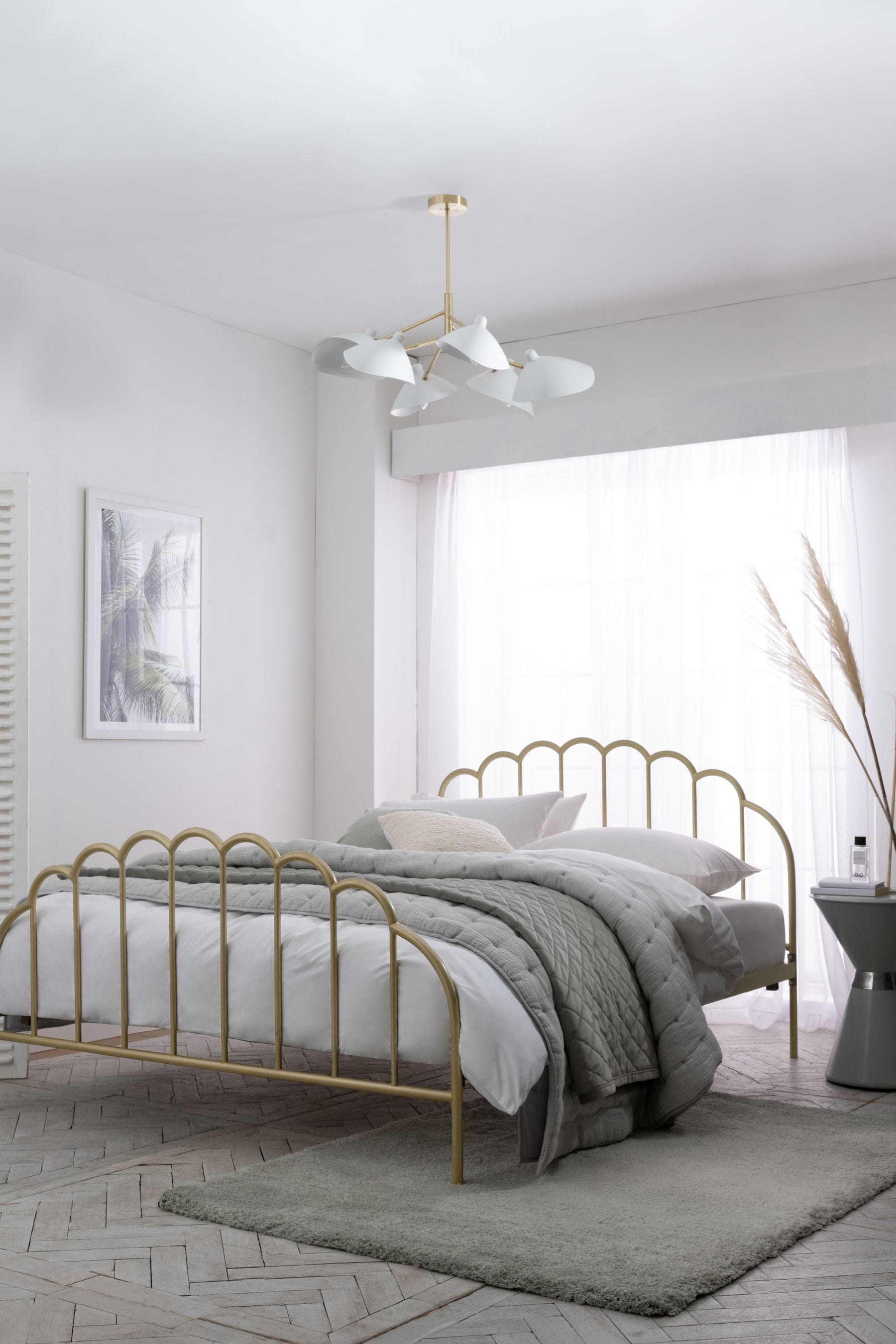 Gold Stella Metal Bed Frame
