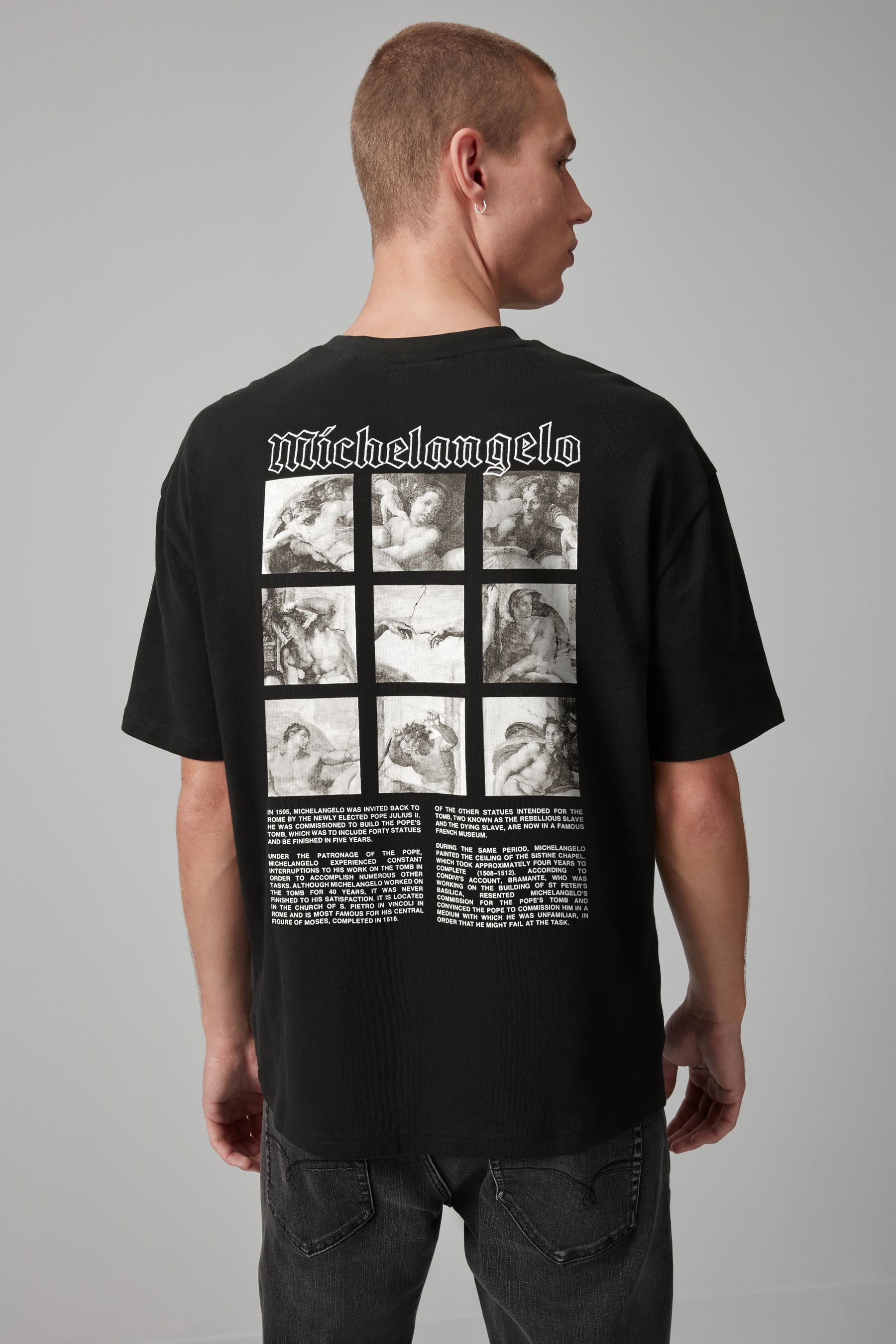 Michelangelo t shirt clearance