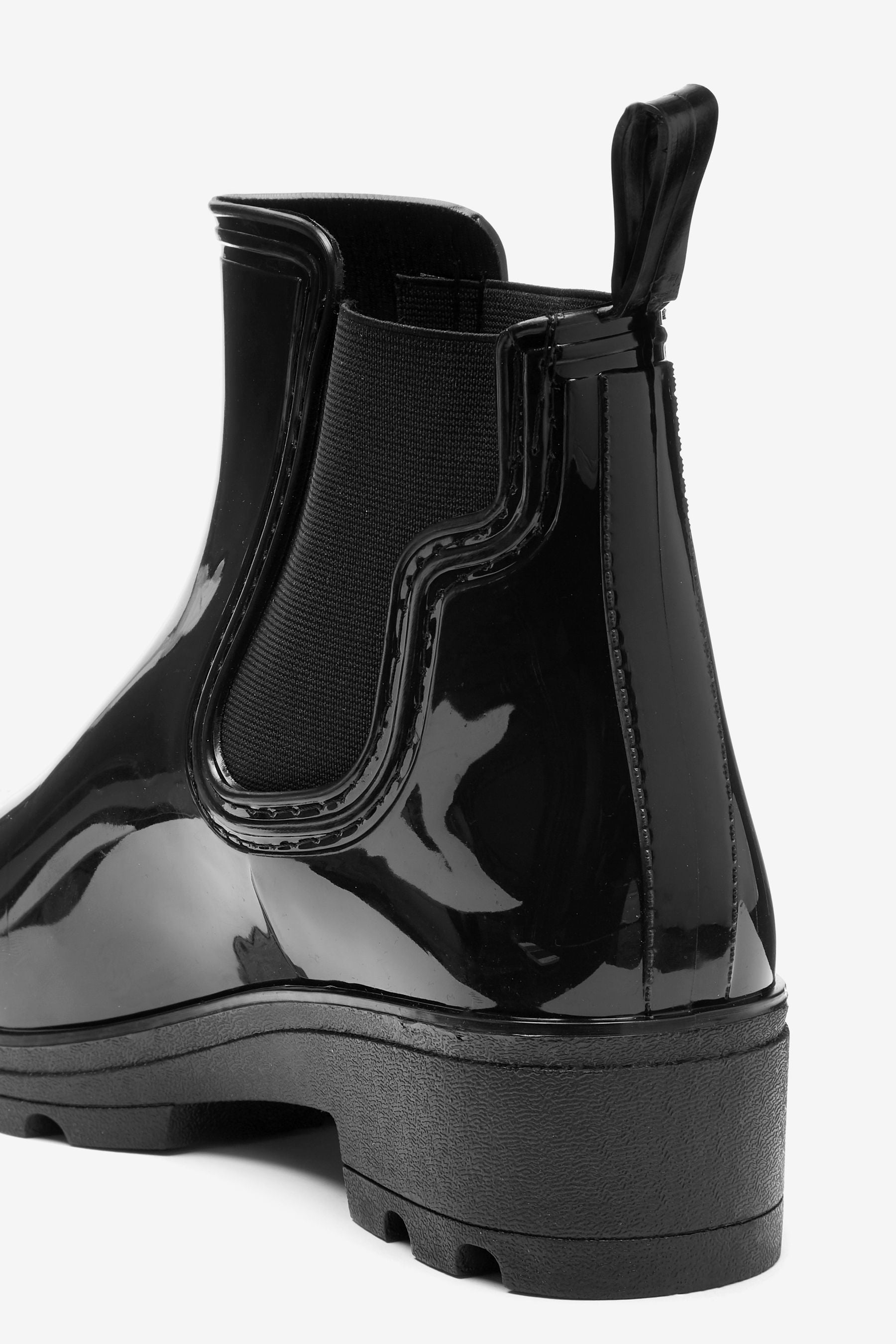 Buy Black Patent Ankle Wellington Boots from the Next UK online shop