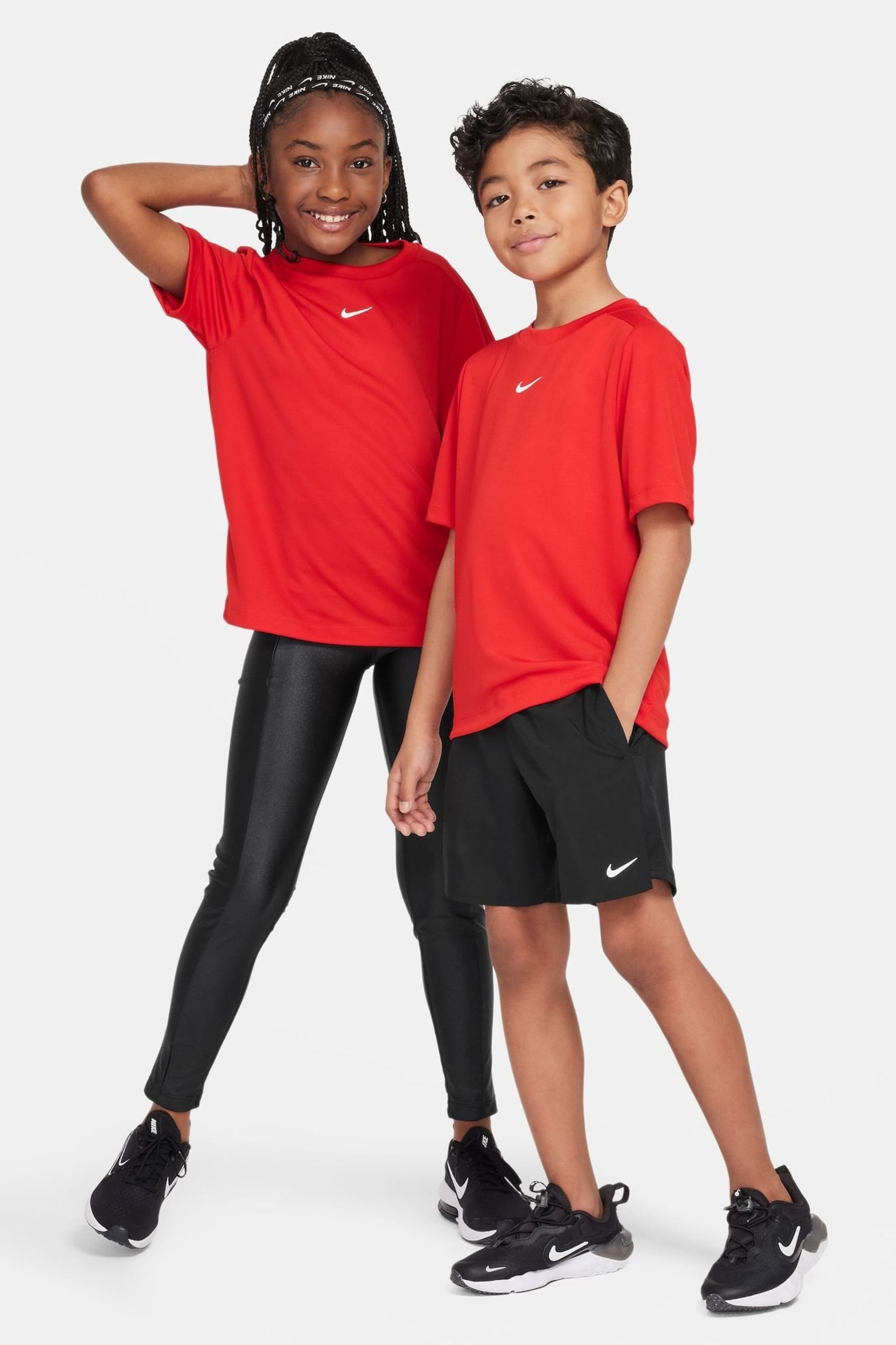 Nike Red Dri-FIT Multi + Training T-Shirt - Image 1 of 4