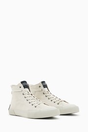 AllSaints White Dumont Suede Shoes - Image 2 of 7