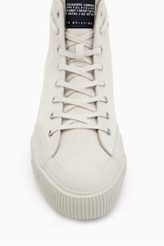 AllSaints White Dumont Suede Shoes - Image 4 of 7