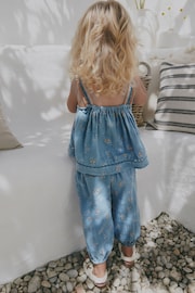 Teal Blue Crochet Co-ord Set (3mths-7yrs) - Image 2 of 6