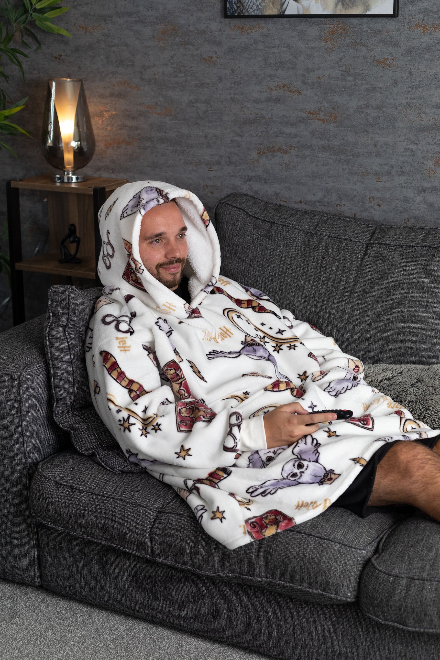White blanket hoodie clearance