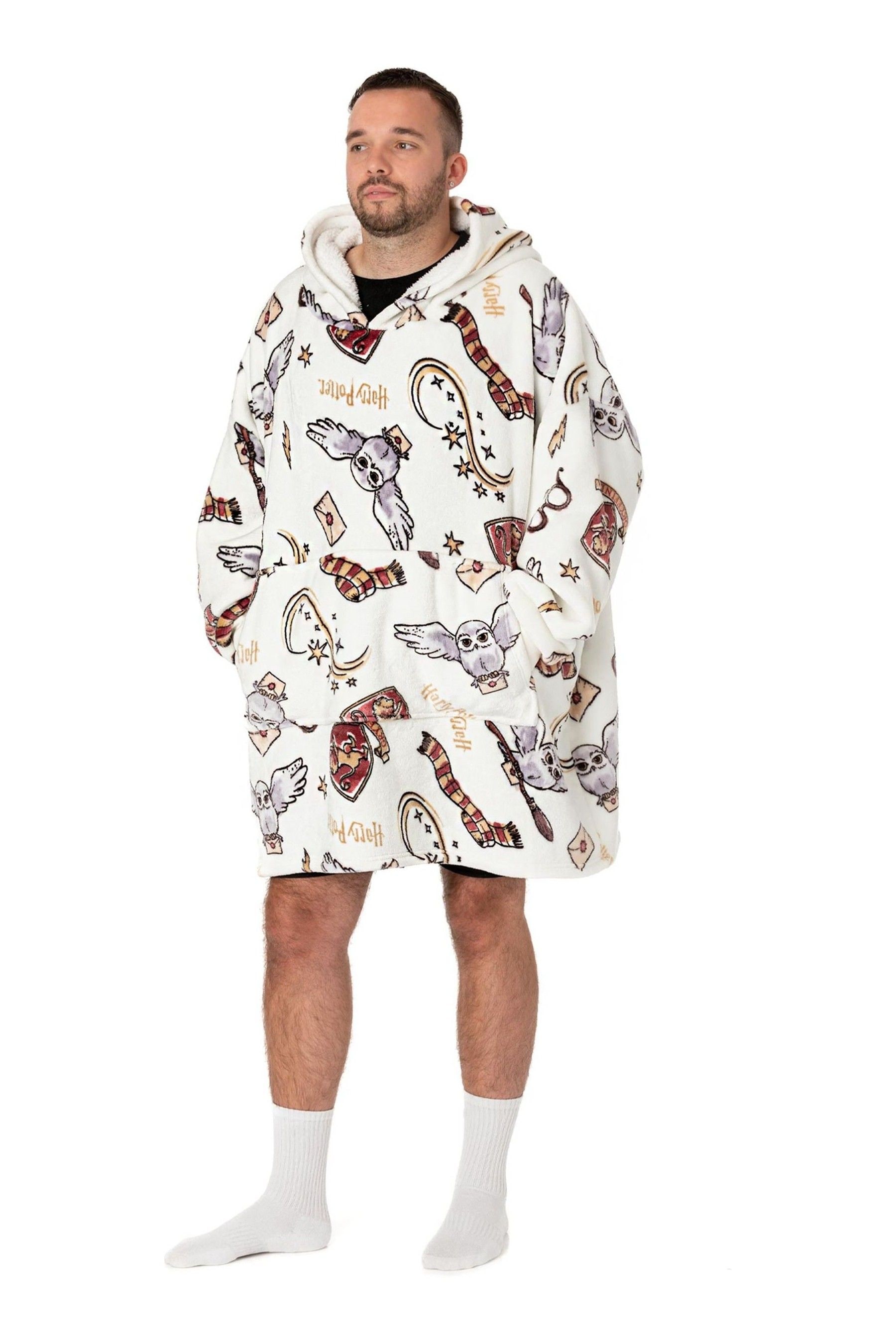 Buy Vanilla Underground White Harry Potter Adult Blanket Hoodie from Next Ireland