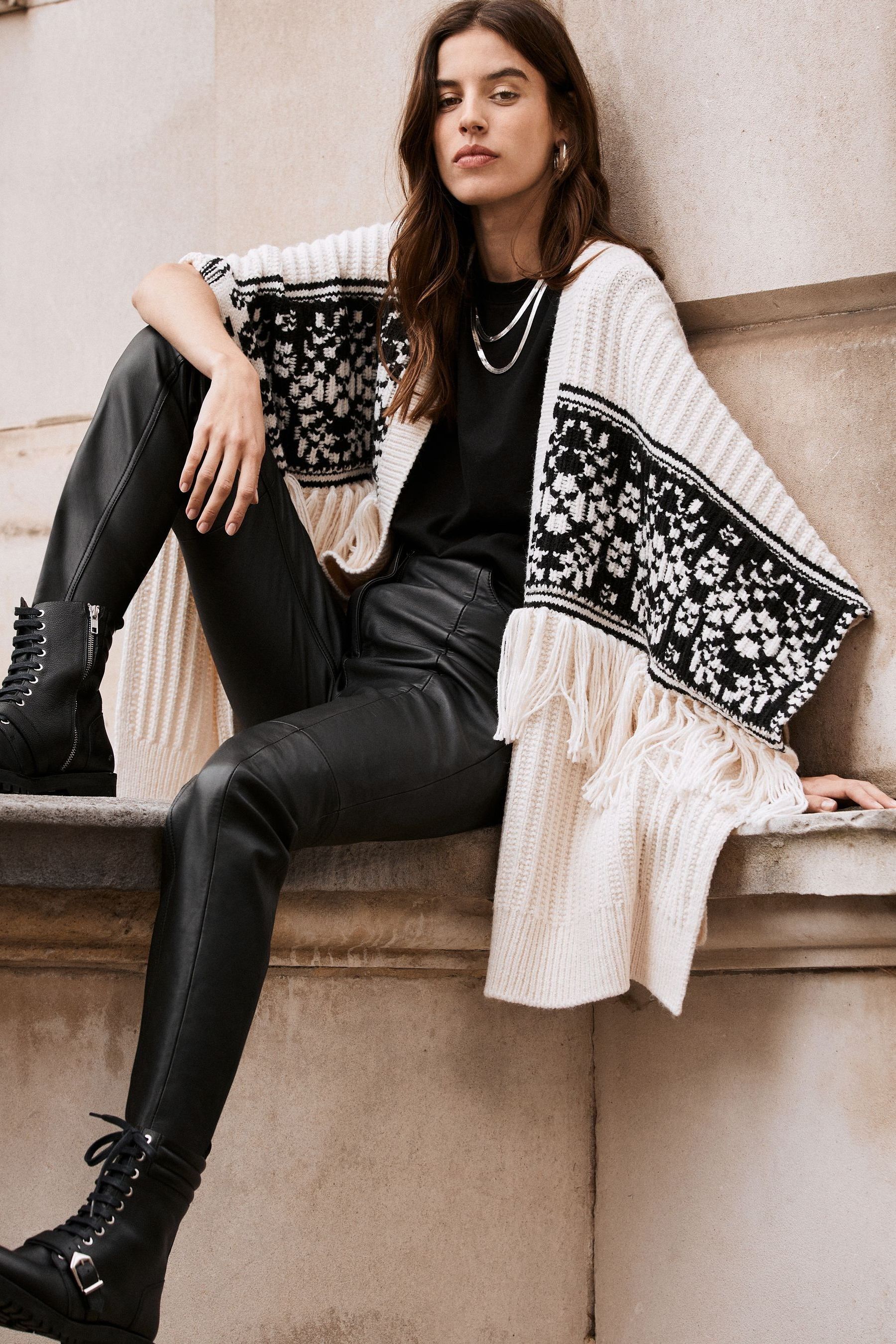 Mint velvet feather cardigan top