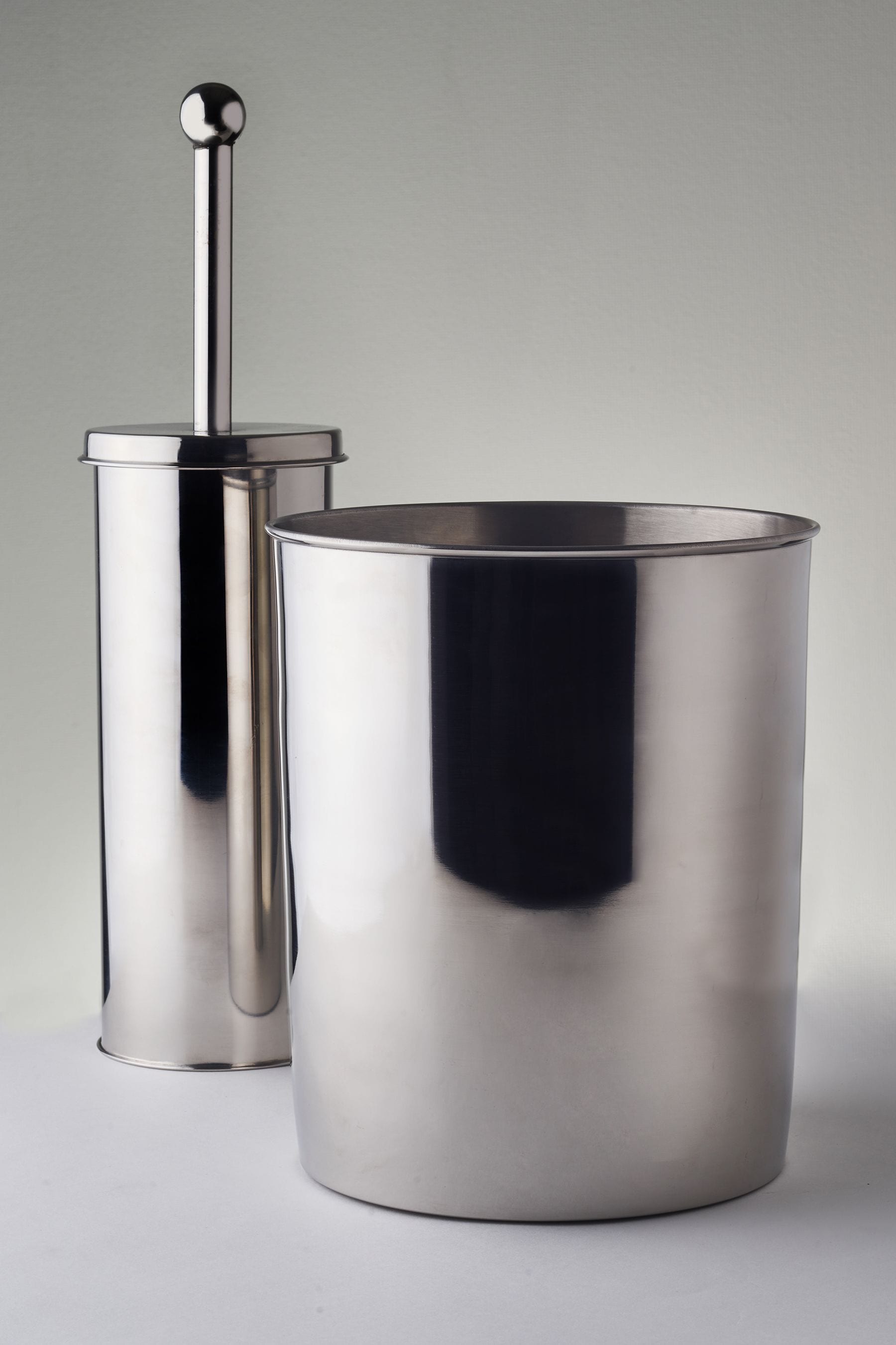 Buy Our House Chrome Toilet Brush And Bin Set from the Next UK
