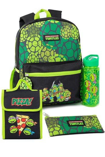 Vanilla Underground Green Ninja Turtles Tmnt Backpack Set