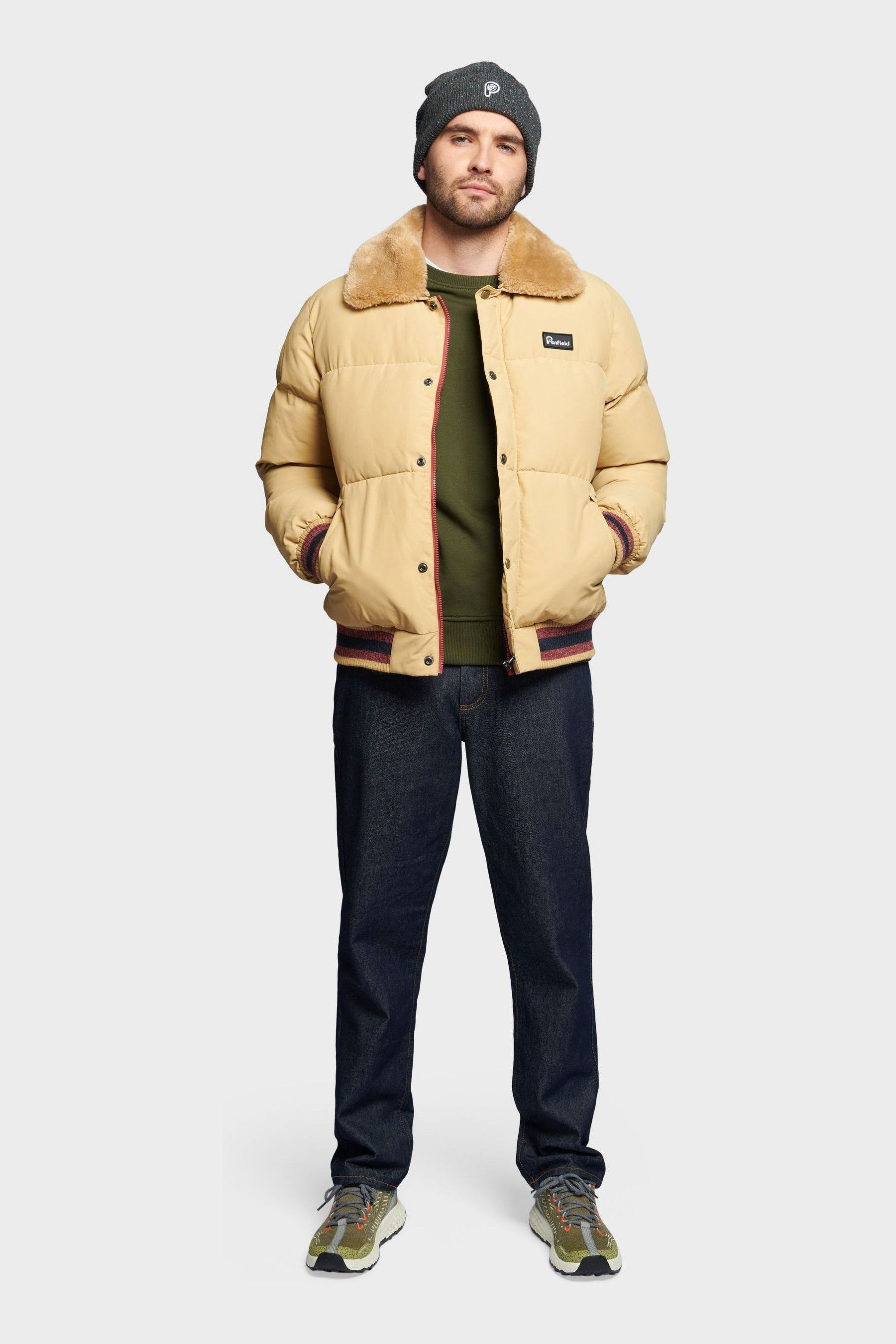 Buy Penfield Mens Archive Padded Bomber Brown Jacket from Next South Africa