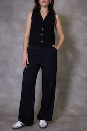 Threadbare Black Wide Leg Trousers - Image 3 of 4