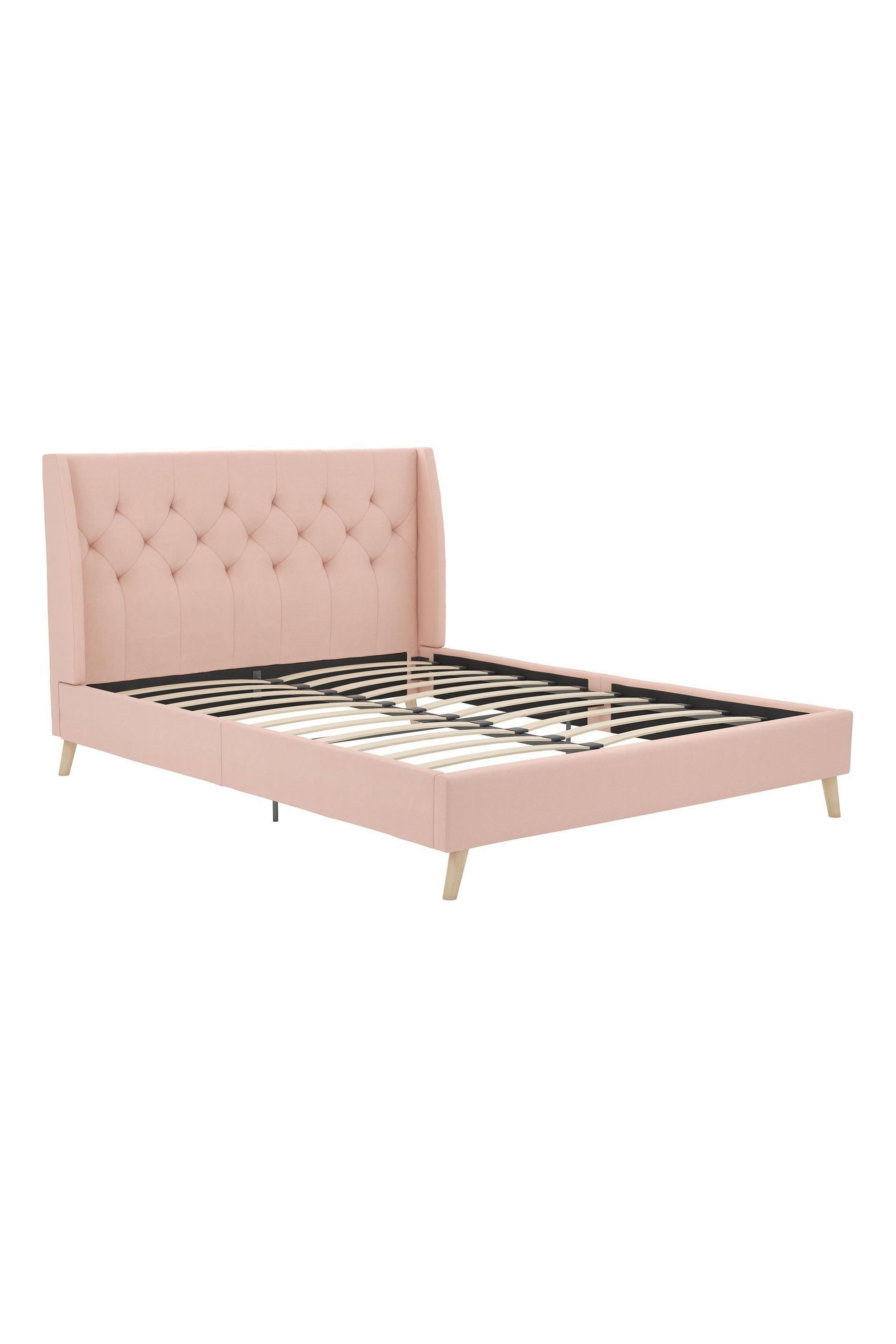Buy Novogratz Pink Her Majesty Linen Bed from the Next UK online shop