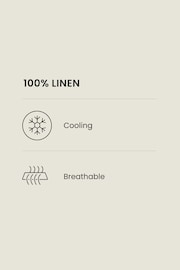 Natural Premium 100% Linen Tie Top - Image 4 of 7