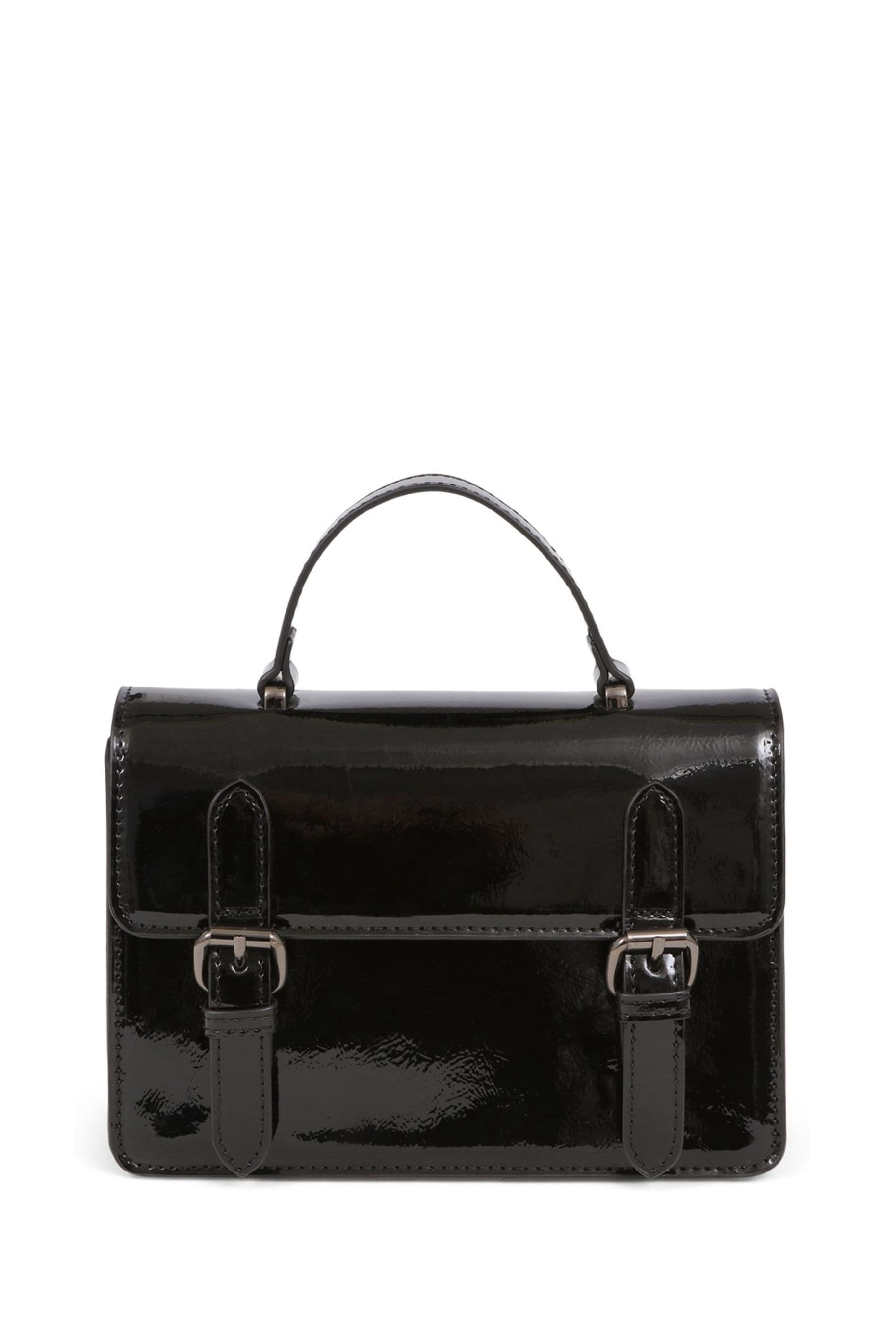Patent leather satchel online