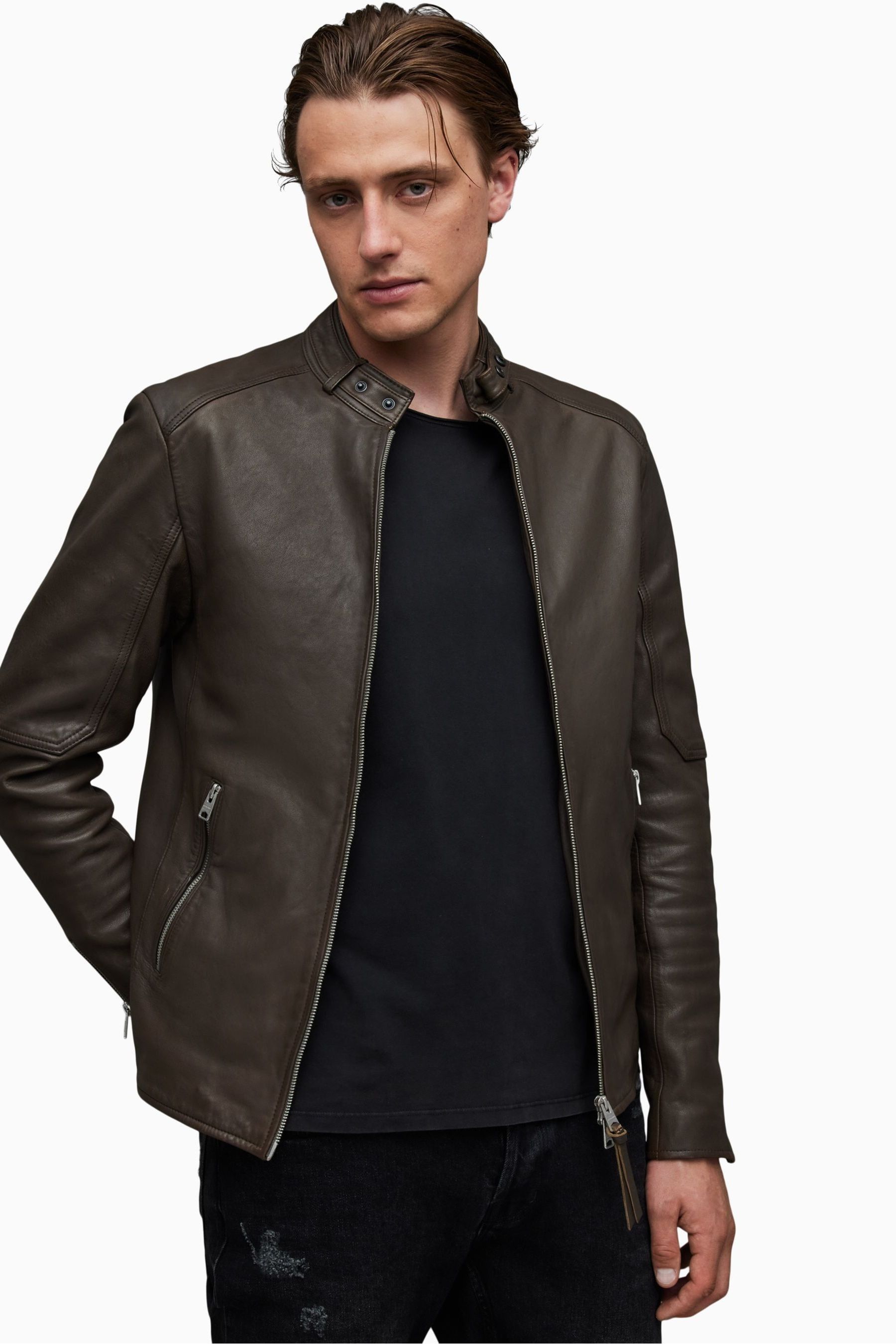 Buy AllSaints Brown Cora Jacket from Next USA