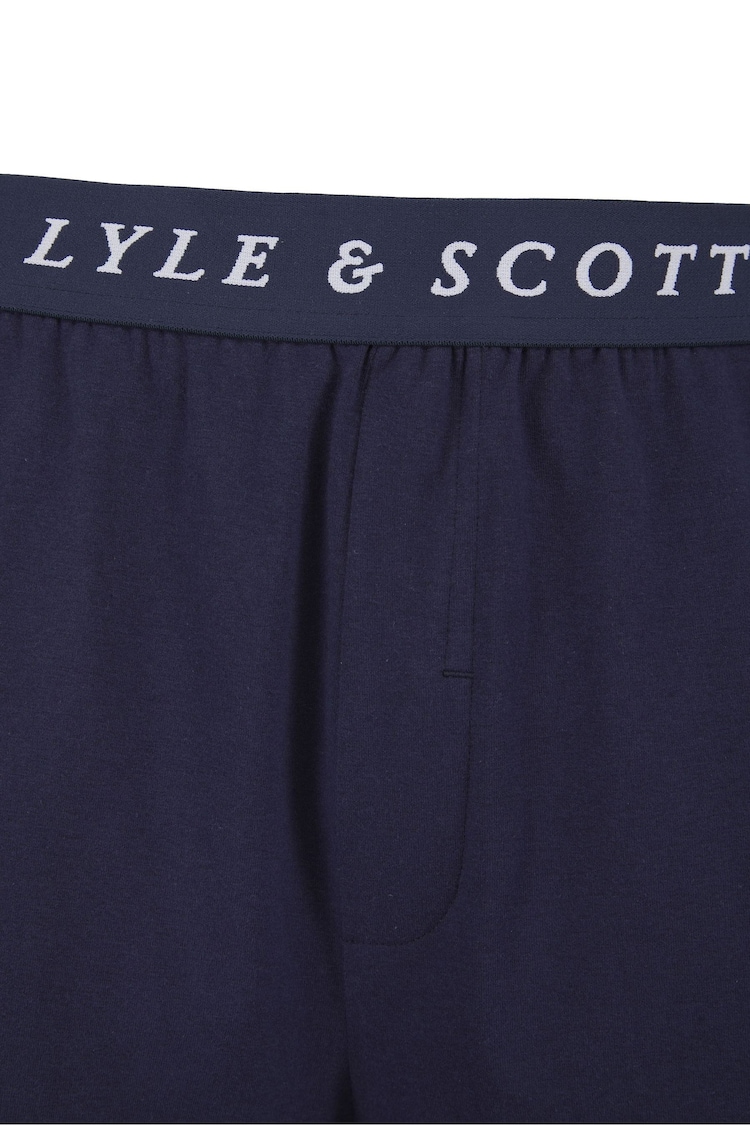 Lyle & Scott Blue Oakley T-Shirt and Shorts Set - Image 6 of 6