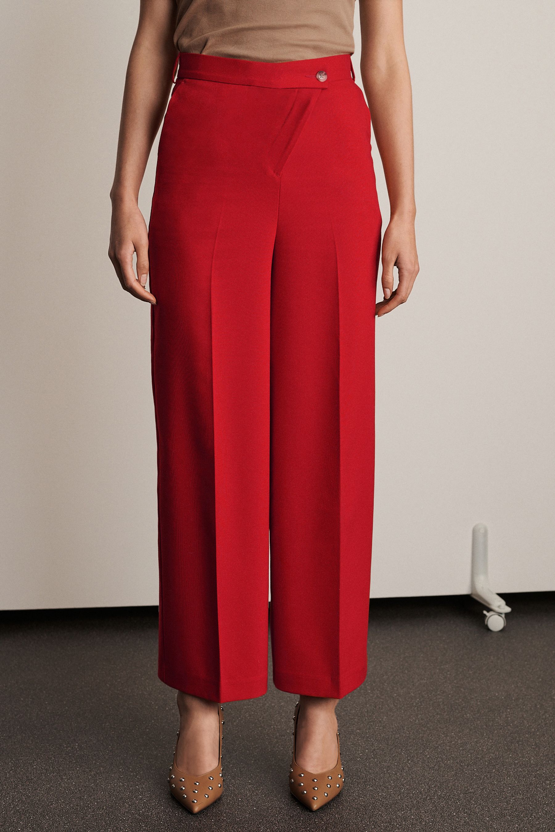 Next red trousers clearance