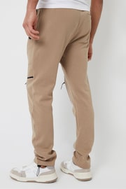 Threadbare Brown Cargo Style Utility Joggers - Image 2 of 4