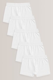 White Trunks 5 Pack (2-16yrs) - Image 1 of 4