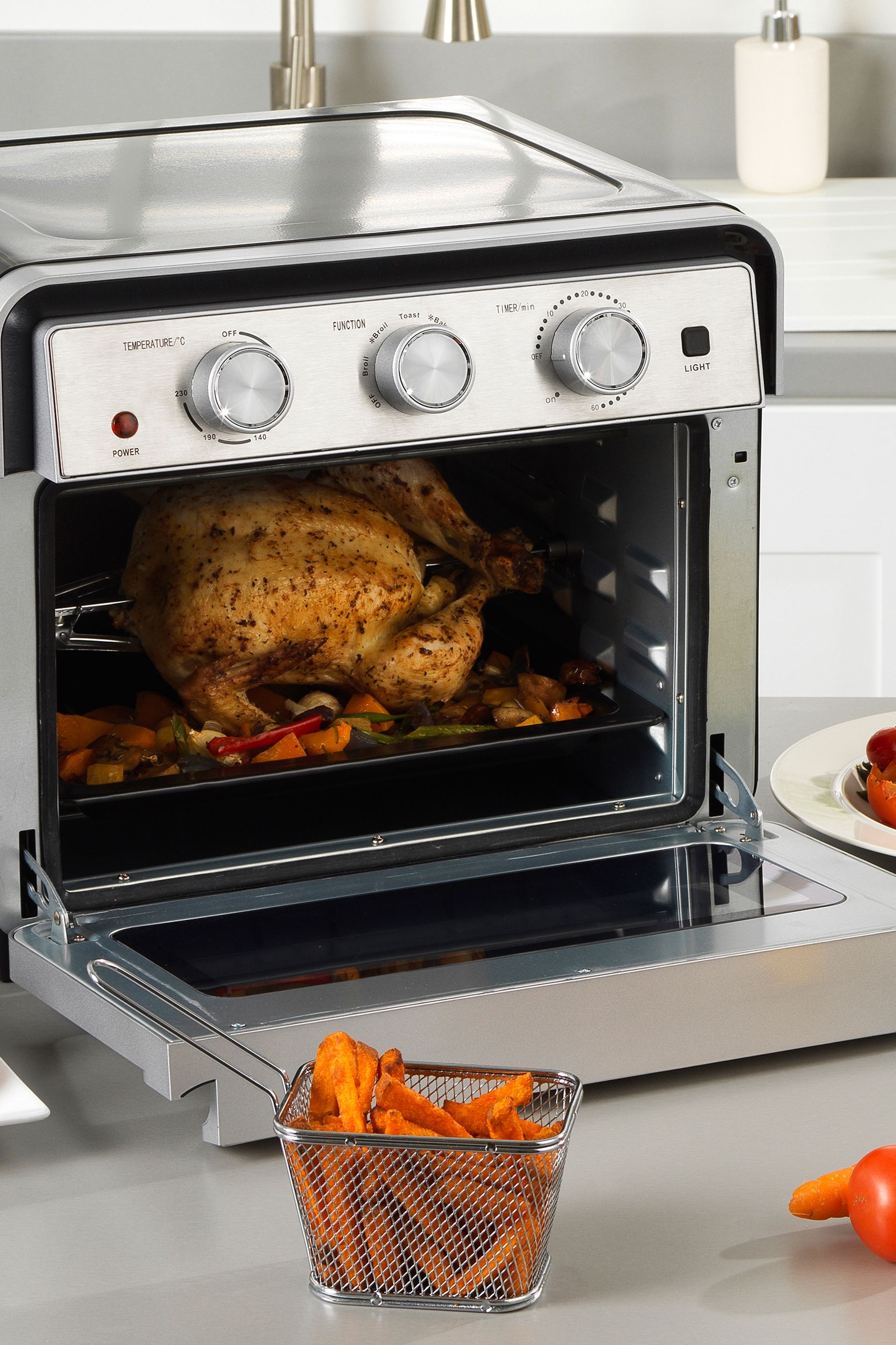 Buy Salter Silver 22 Litre Air Fryer Mini Oven 1700 W from the