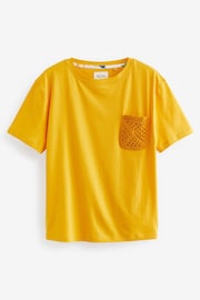 Yellow Floral Cotton Short Set Pyjamas - Image 7 of 9