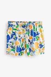 Yellow Floral Cotton Short Set Pyjamas - Image 8 of 9