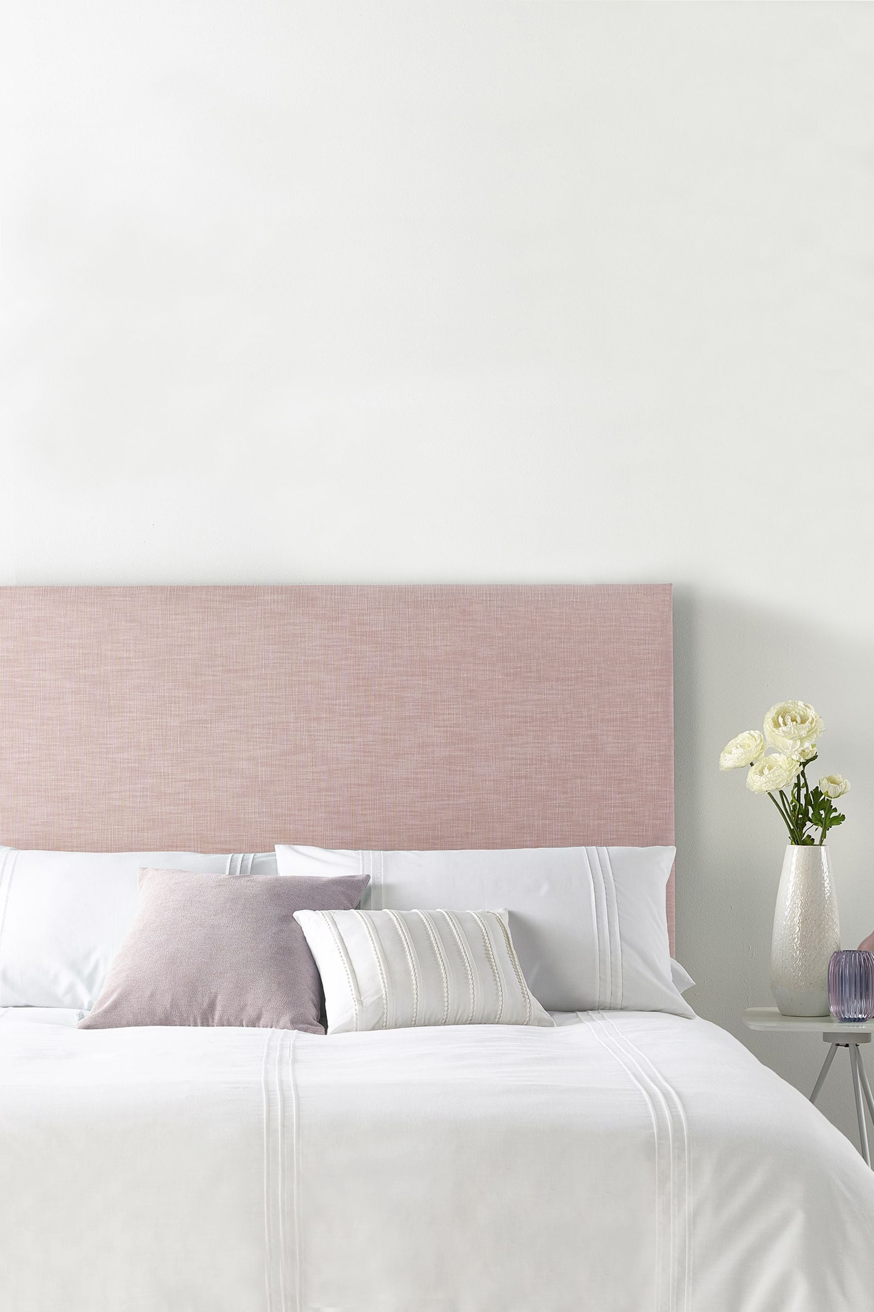 Light pink best sale headboard