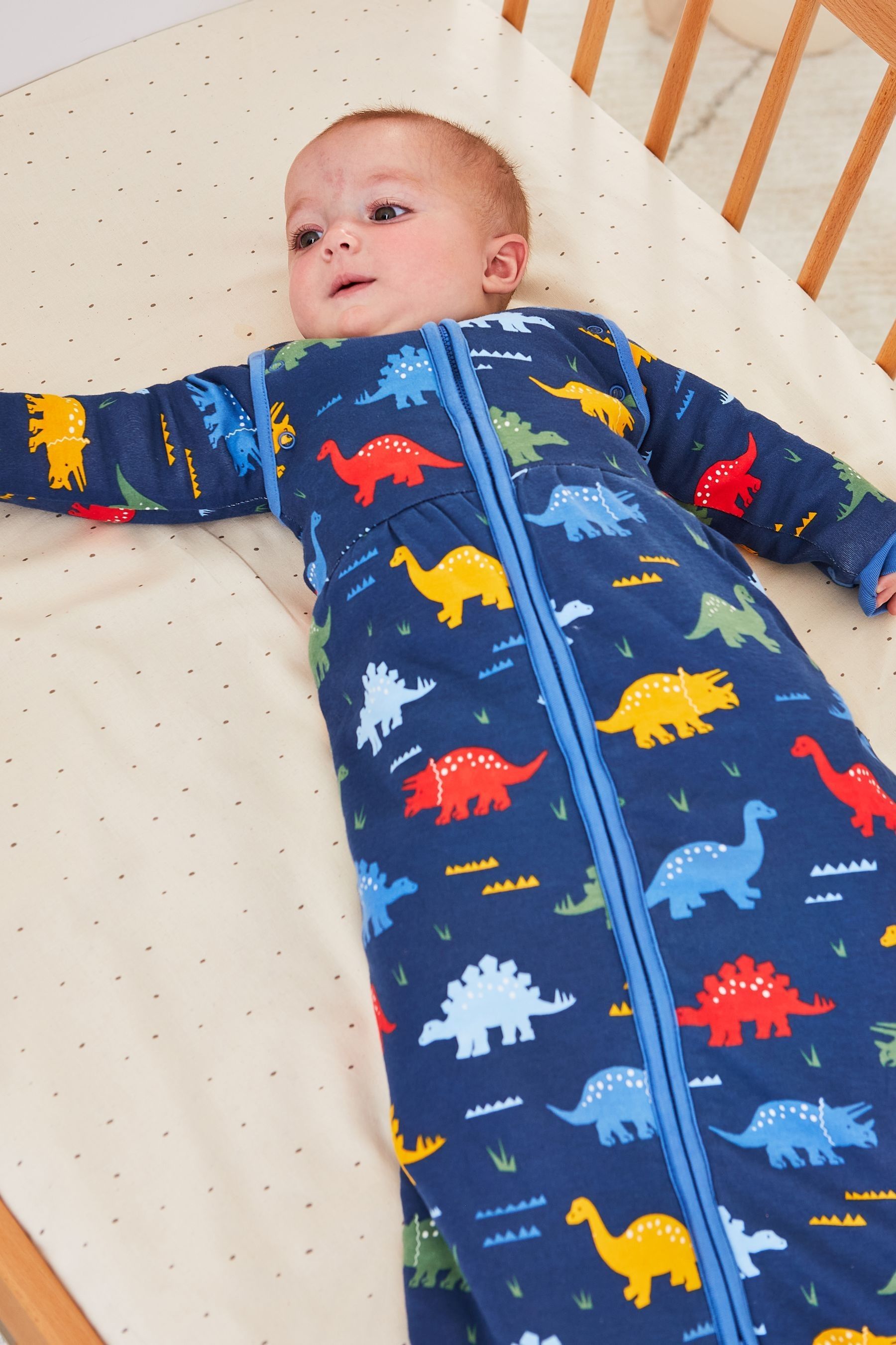 Buy JoJo Maman Bebe Navy Dino 3.5 Tog Baby Sleeping Bag from the Next UK online shop