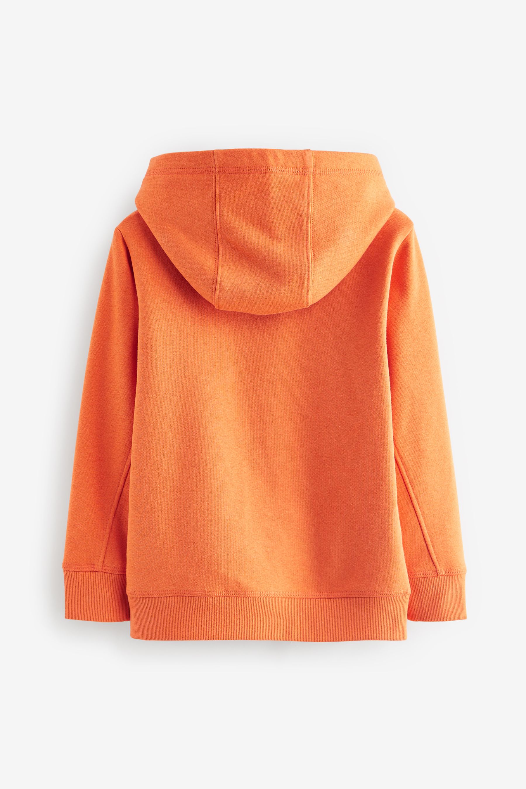 Buy Orange Plain Zip Through Hoodie 3 16yrs from Next Canada