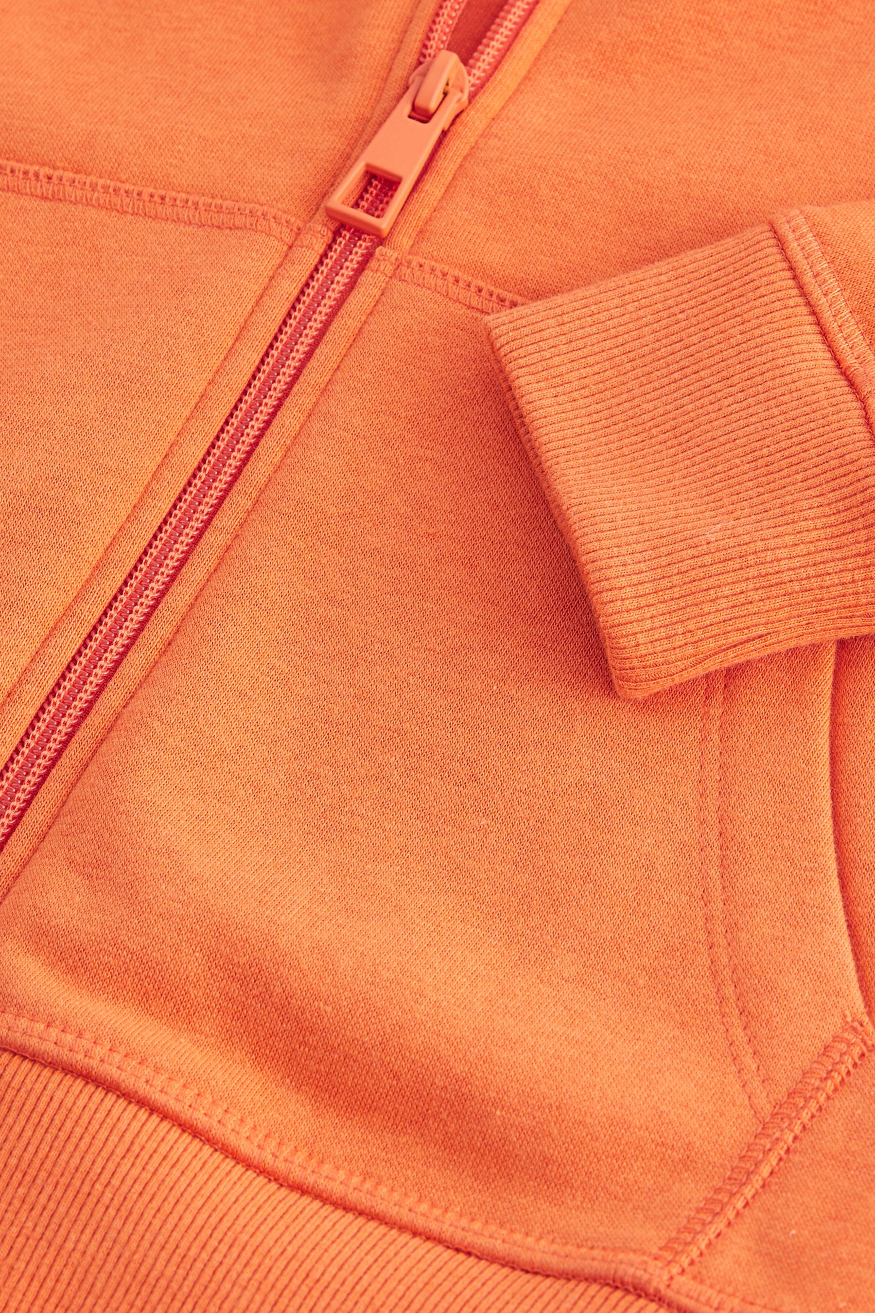 Buy Orange Plain Zip Through Hoodie 3 16yrs from Next South Africa