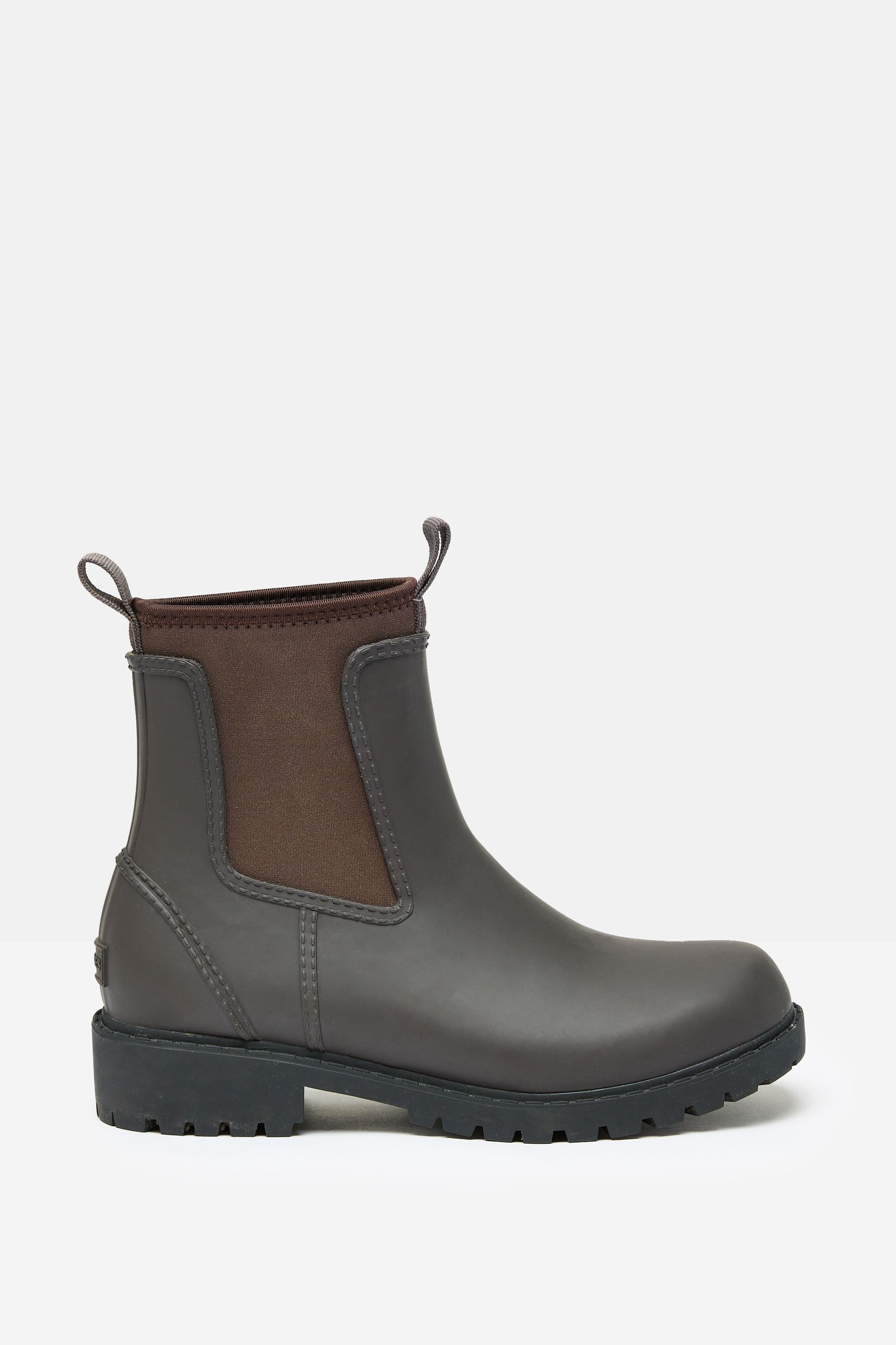 Buy Joules Oakfield Chocolate Brown Short Neoprene Lined Wellies from Next France