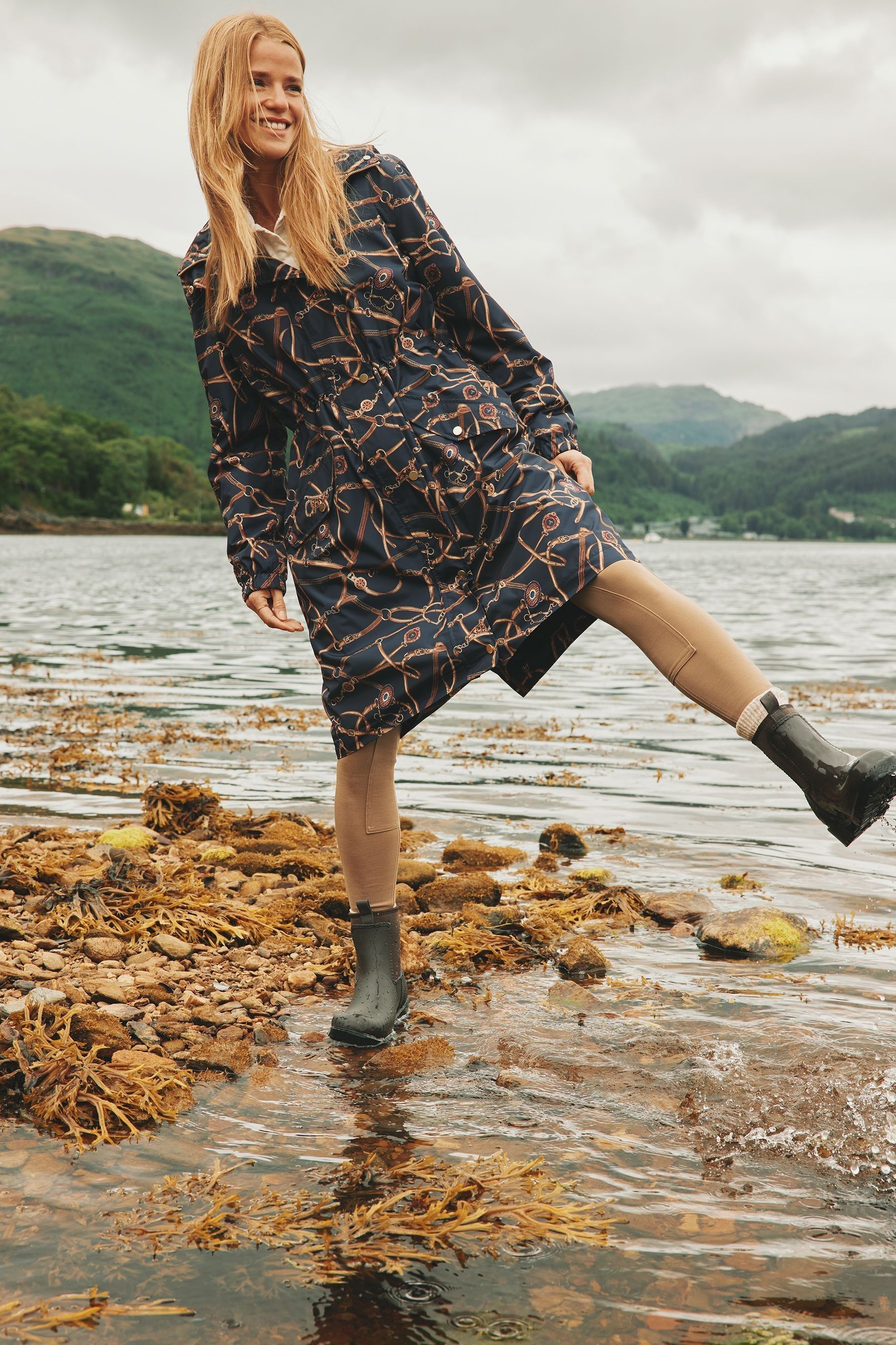 Joules fleece lined wellies shop