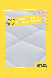 Produktbild von Snug Deeply Dreamy Matratzenauflage Für Doppelbetten, 10 Cm, Extra Dick, Mit Elastischen Bändern, Gepolstert, Bequem, Superweich, Hypoallergen, Maschinenwaschbar, Doppelbett, 190 X 135 Cm