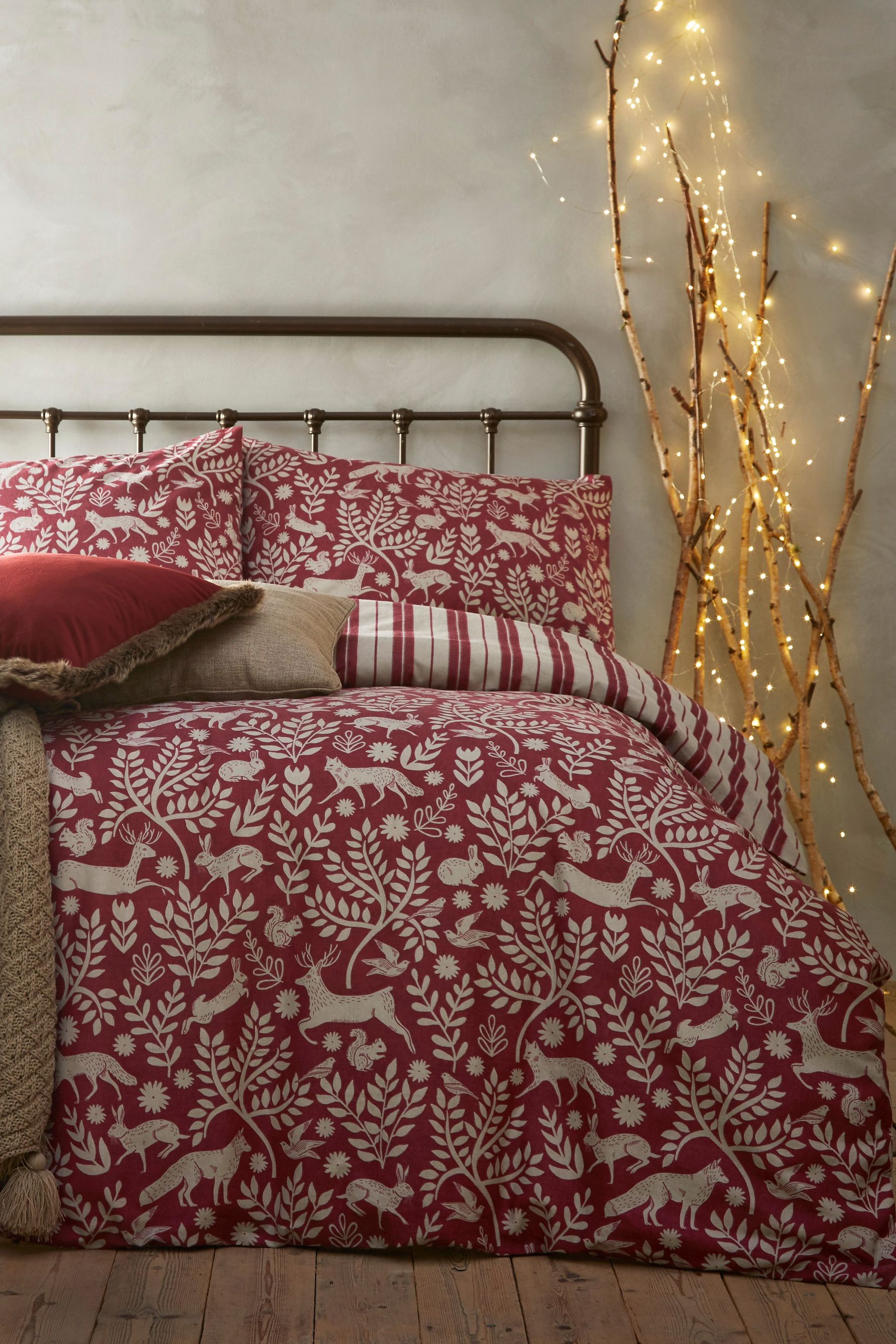 Woodland duvet cover and pillowcase set on sale