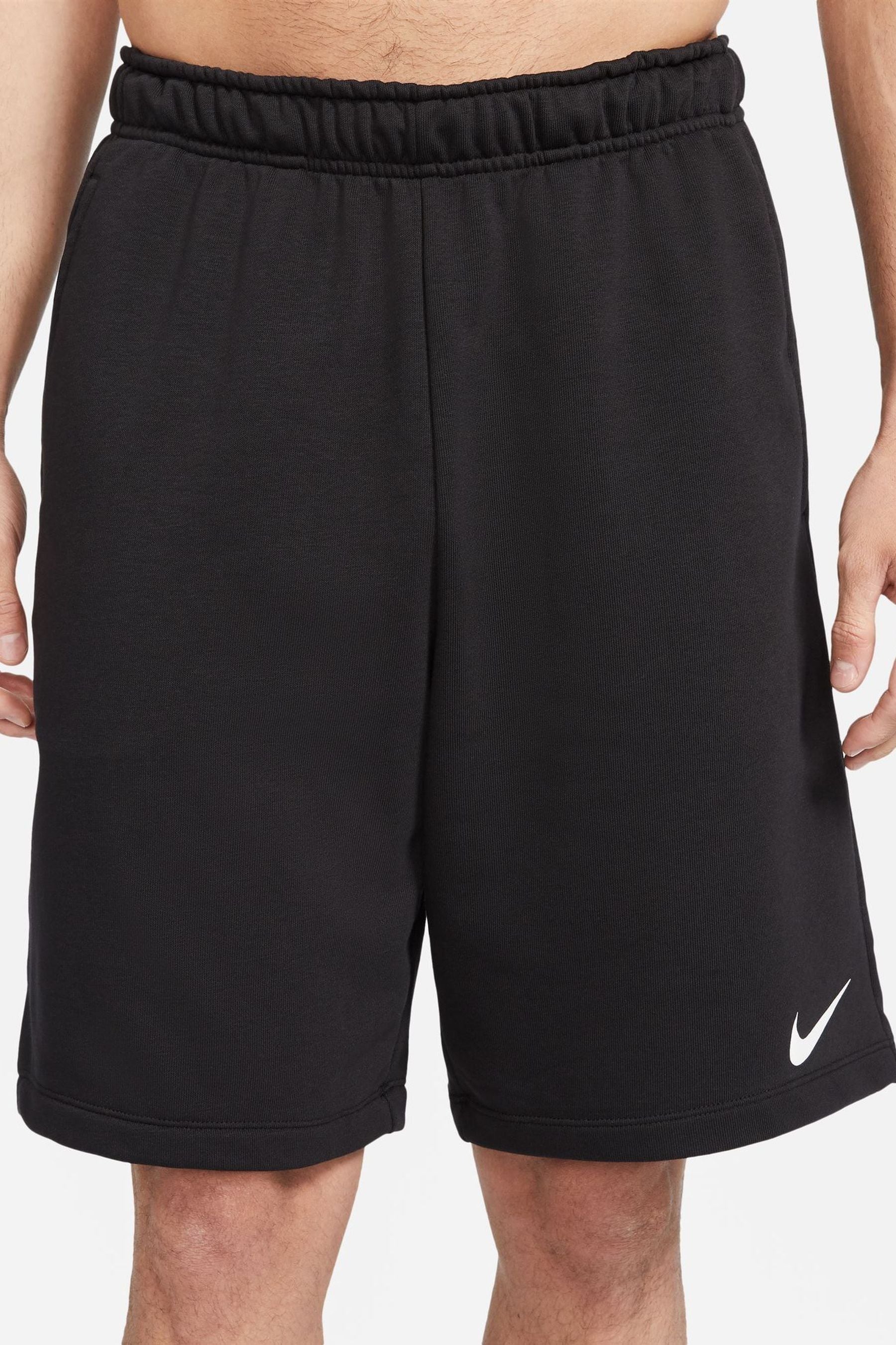 Buy Nike Black Dry Dri FIT Fleece Training Shorts from the Next UK