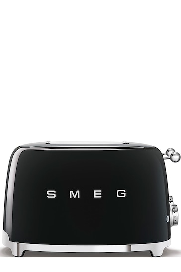 Smeg Black 4 Slot Toaster