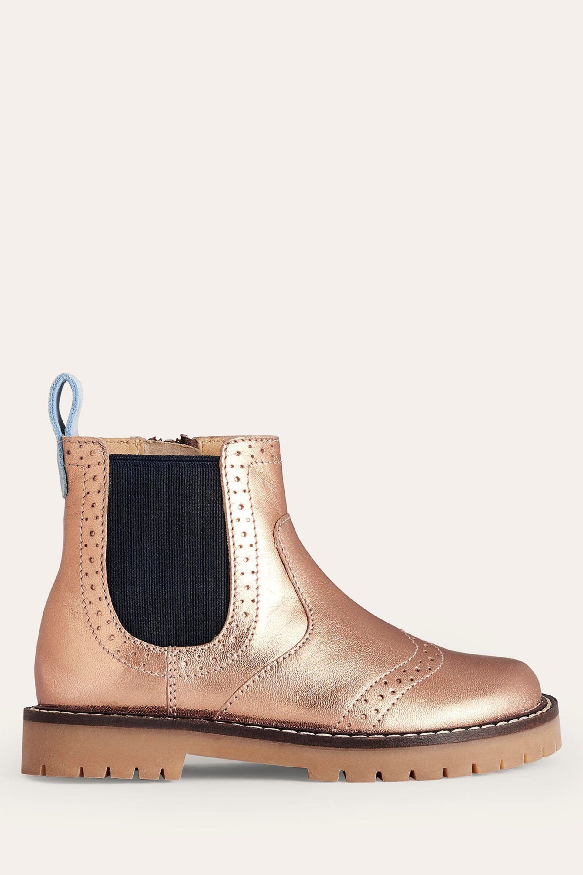 Boden Metallic Leather Chelsea Boots - Image 1 of 4