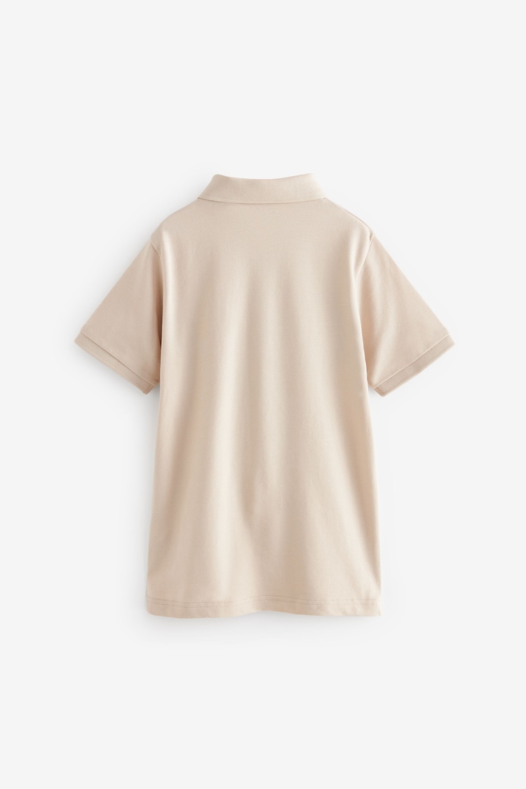 Stone Short Sleeve Polo Shirt (3-16yrs) - Image 2 of 3