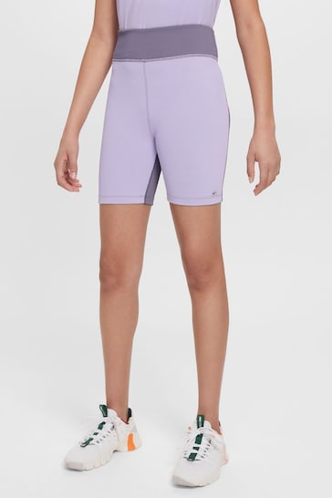 Nike Purple One Dri-FIT Cycling Shorts